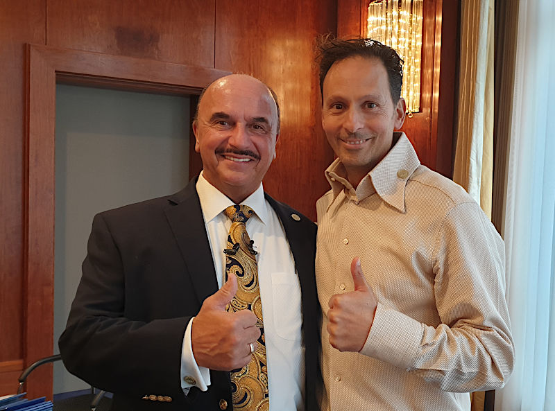 Dr. Leonard Coldwell und Silvano Carecci
